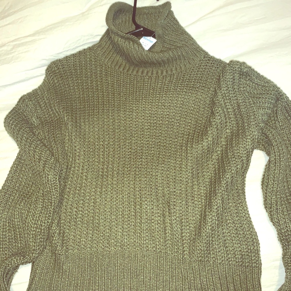 Mock neck sweater